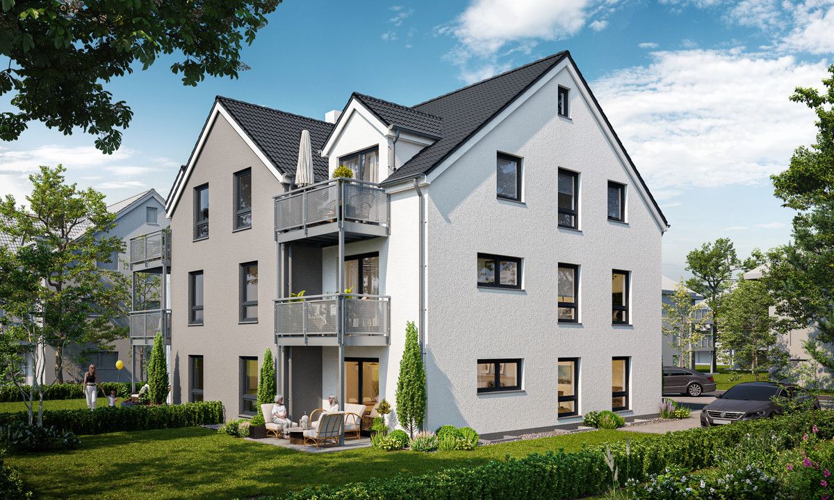 Stellplätze direkt vor dem Haus